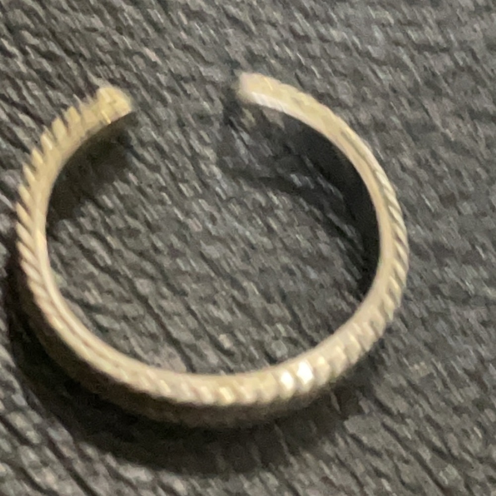 Sterling Toe Ring Real Solid 925 Silver Fine Jewe… - image 3